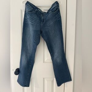 Bull head Cropped skinny jeans